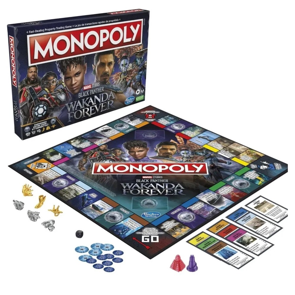 Monopoly  Marvel Studios' Black Panther: Wakanda Forever Edition‎ Board Game